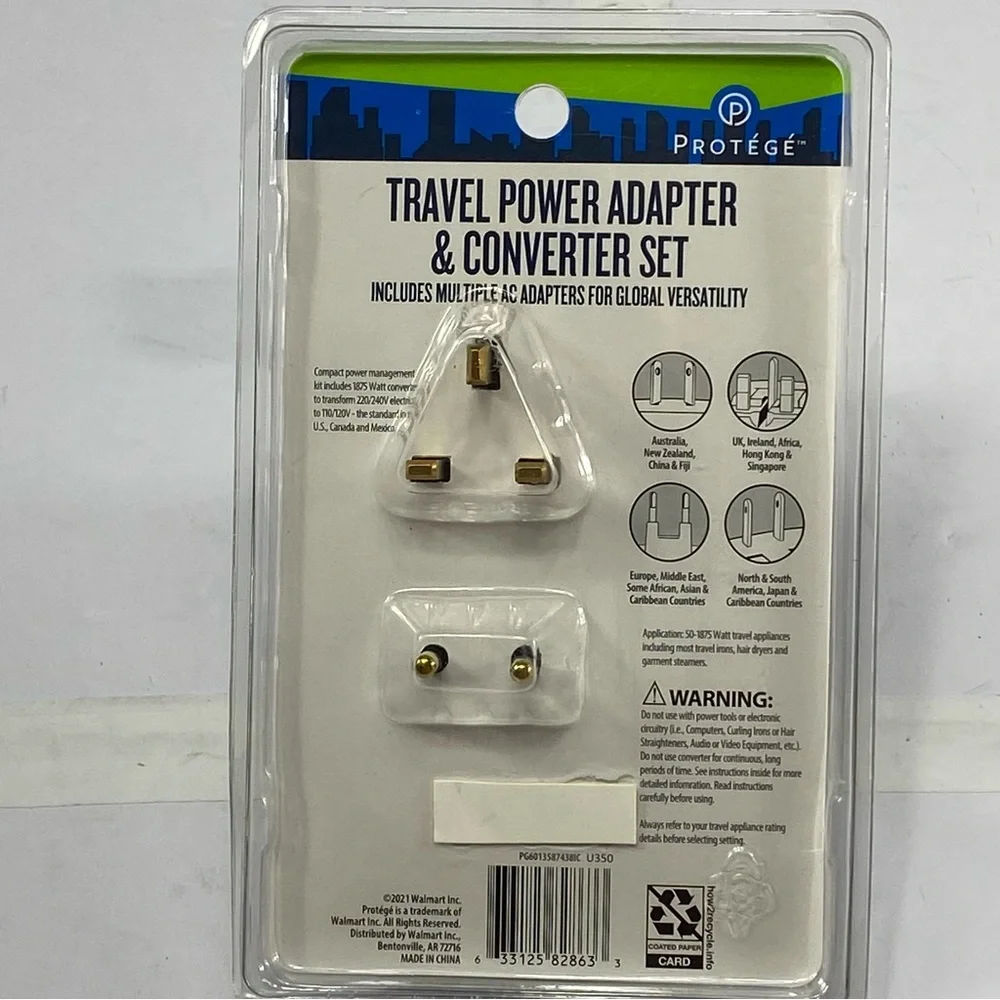 PROTEGE Travel Power Adapters & Conventer